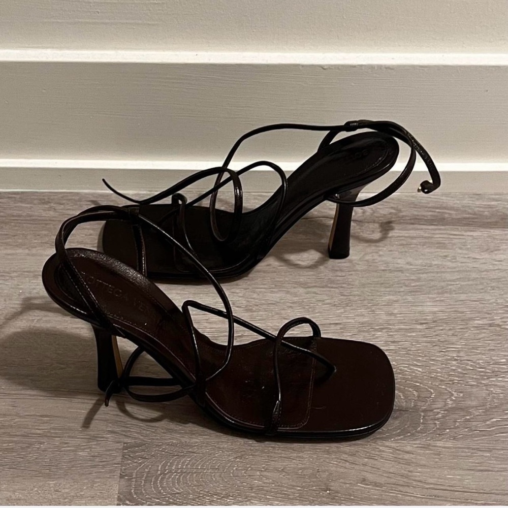 Bottega Veneta Brown Strappy Sandal